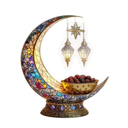 ⏰Limited Supply in the USA — 🌙Islamic Elegant Crescent Moon & Lantern Desktop Ornament