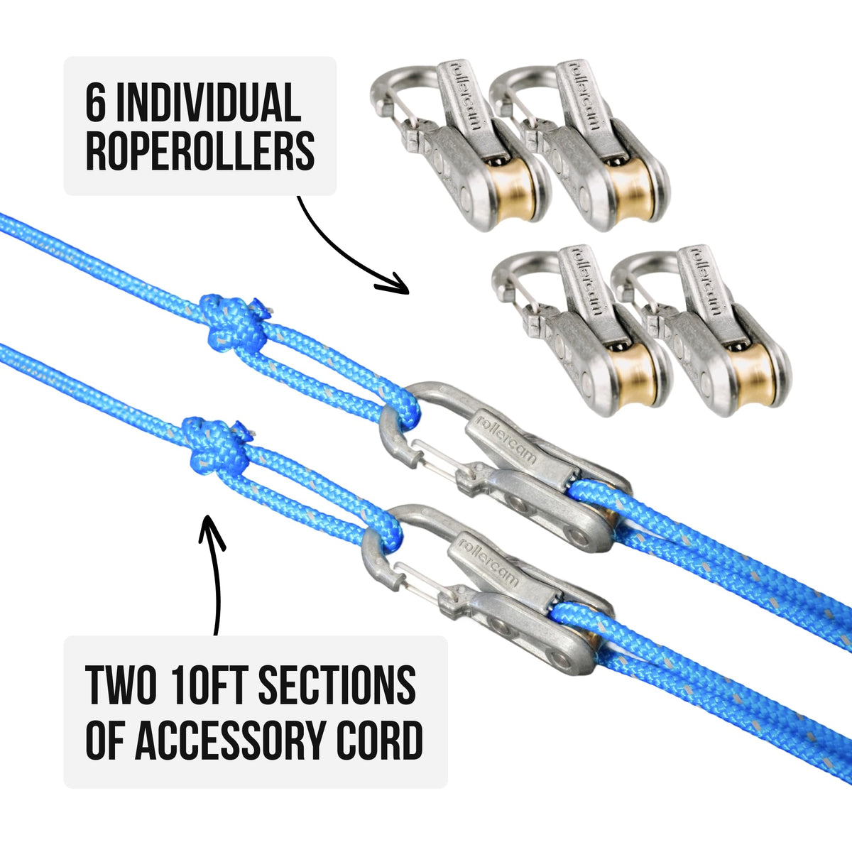 Original Rope Tensioner with Reflective Cord & Case