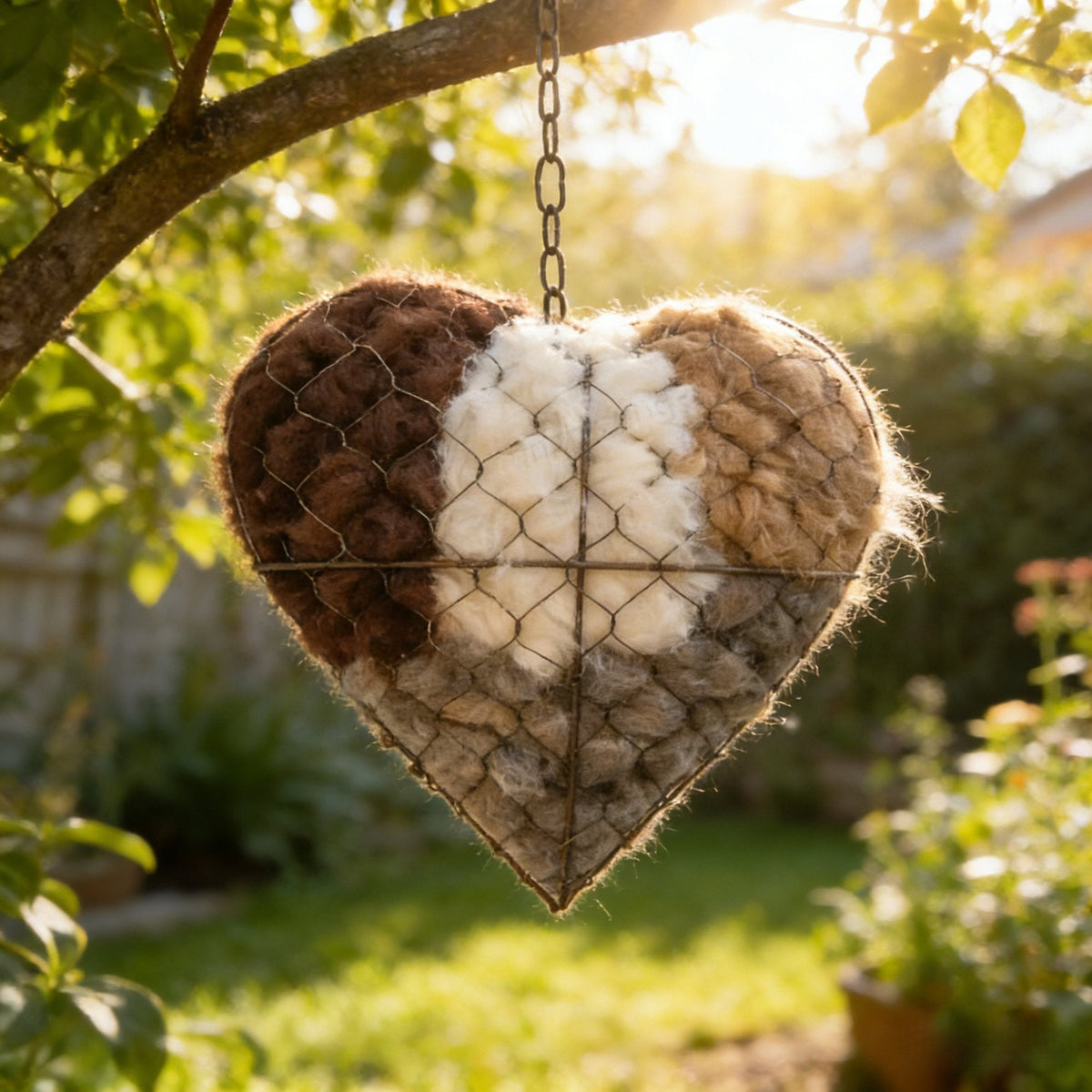 🔥LAST DAY 60% OFF - ☁ Handmade Alpaca Fiber Bird Nesting Heart 🏡 Buy 2 Free Shipping 💕