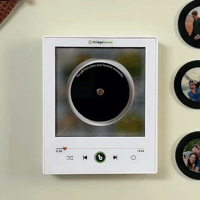 🎅BUY 2 SAVE 30% - FREE SHIPPING💽Rotating Vinyl Record Fridge Magnet