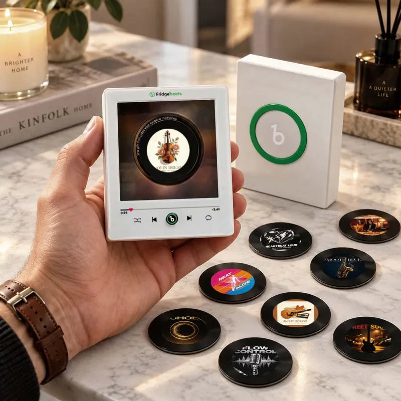🎅BUY 2 SAVE 30% - FREE SHIPPING💽Rotating Vinyl Record Fridge Magnet