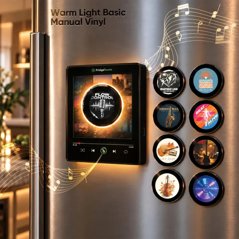 🎅BUY 2 SAVE 30% - FREE SHIPPING💽Rotating Vinyl Record Fridge Magnet