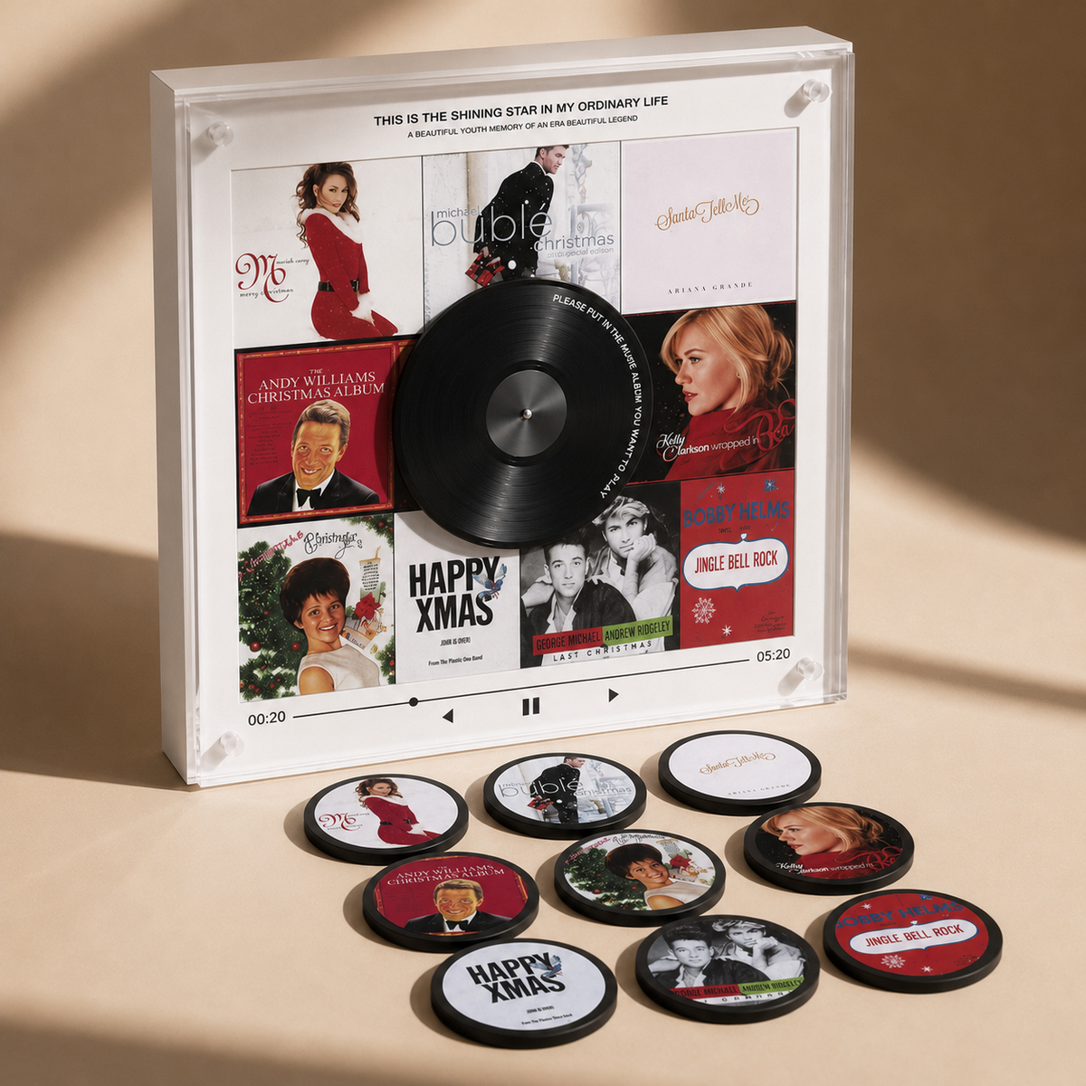 🎅BUY 2 SAVE 30% - FREE SHIPPING💽Rotating Vinyl Record Fridge Magnet