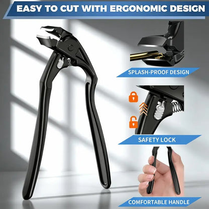 ✂️🖤 No More Painful Bending! 90° Angled Ergonomic Nail Clipper — Perfect for Seniors & Stiff Joints (49% OFF Today)