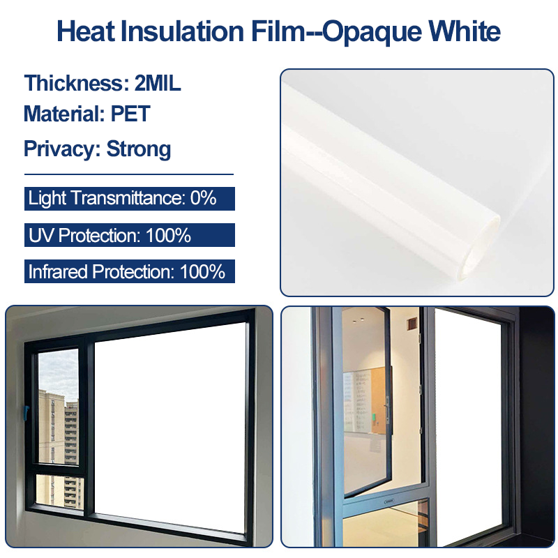 Static Cling Window Privacy Film UV Blocking Mirror Tint | 19.69 in × 39.37 in (50 cm × 100 cm)