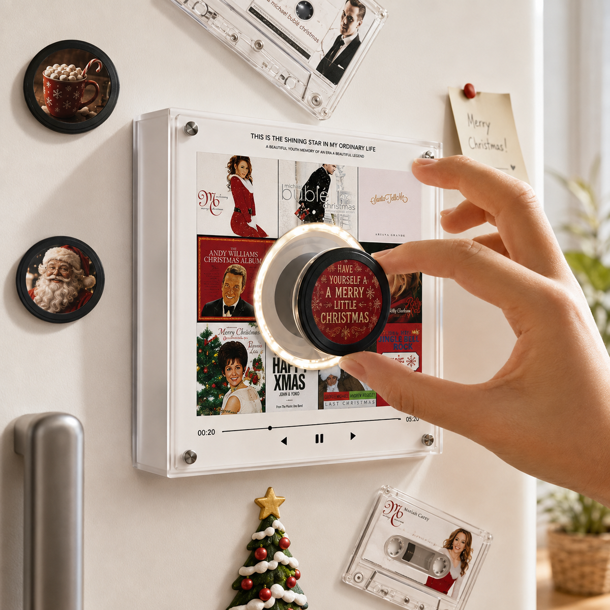 🎅BUY 2 SAVE 30% - FREE SHIPPING💽Rotating Vinyl Record Fridge Magnet