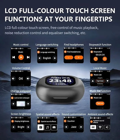 🔥Special Price Only Today!!!⏰🔥True Powerful Bluetooth 5.4 Open Ear Earbuds, IPX5 Waterproof