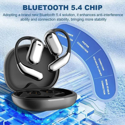 🔥Special Price Only Today!!!⏰🔥True Powerful Bluetooth 5.4 Open Ear Earbuds, IPX5 Waterproof