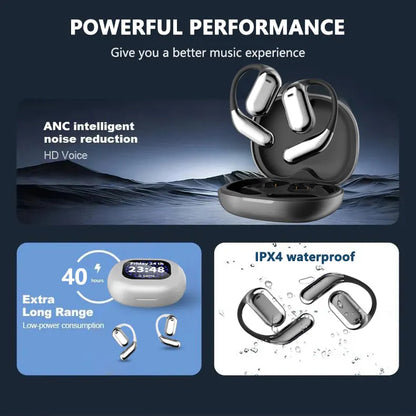 🔥Special Price Only Today!!!⏰🔥True Powerful Bluetooth 5.4 Open Ear Earbuds, IPX5 Waterproof