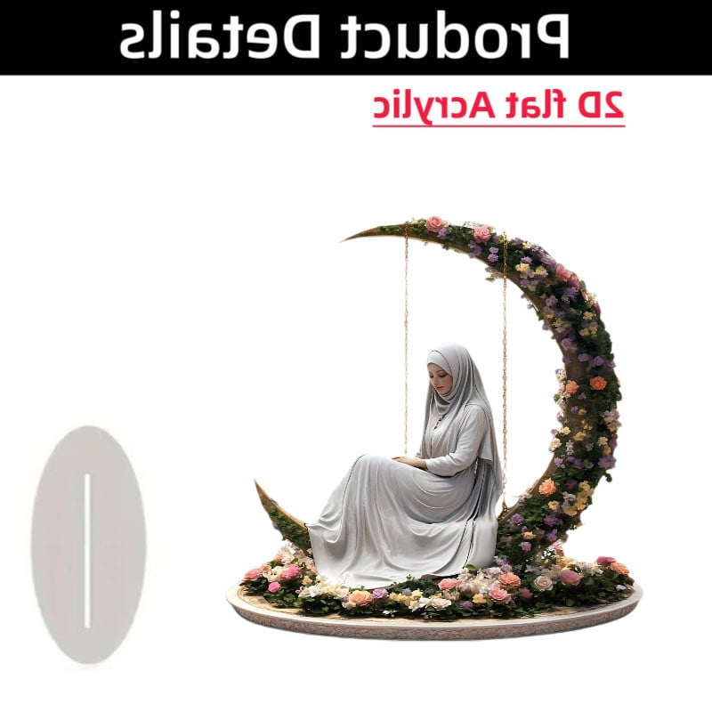 ⏰Limited Supply in the USA — 🌙Islamic Elegant Crescent Moon & Lantern Desktop Ornament