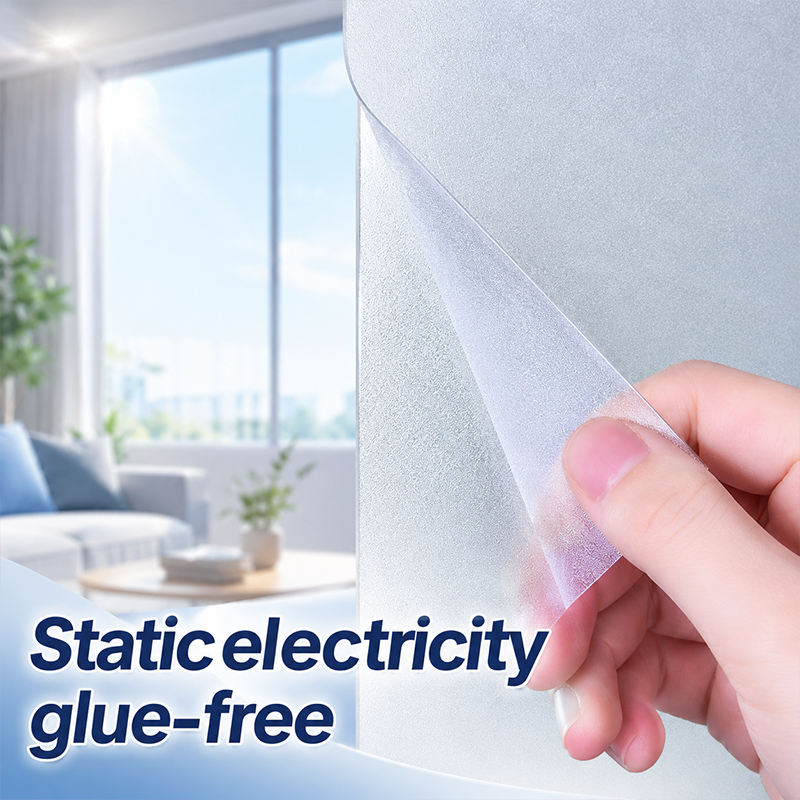 Static Cling Window Privacy Film UV Blocking Mirror Tint | 19.69 in × 39.37 in (50 cm × 100 cm)